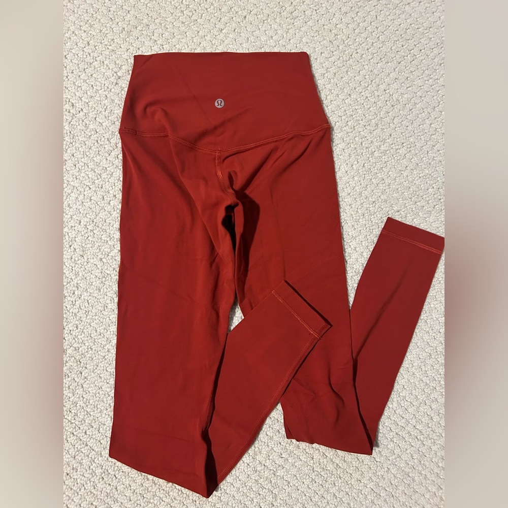 Lululemon Align High-Waisted Red Leggings